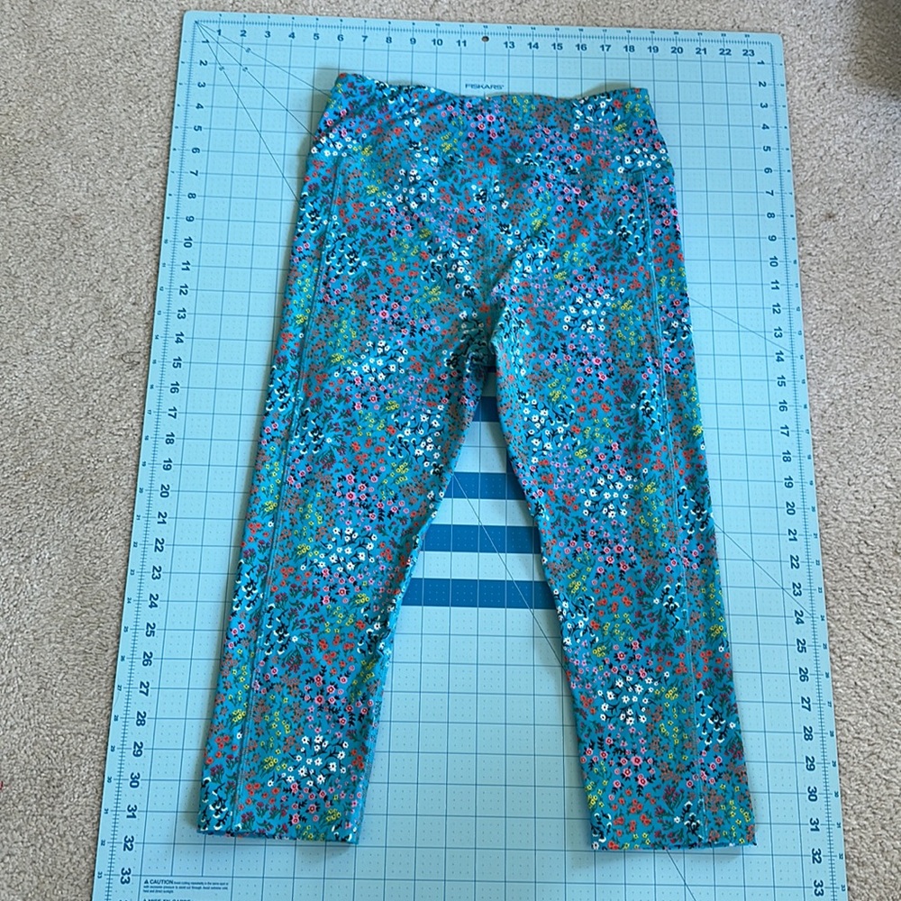 Land’s End Swim Leggings Mini Floral S/6-8